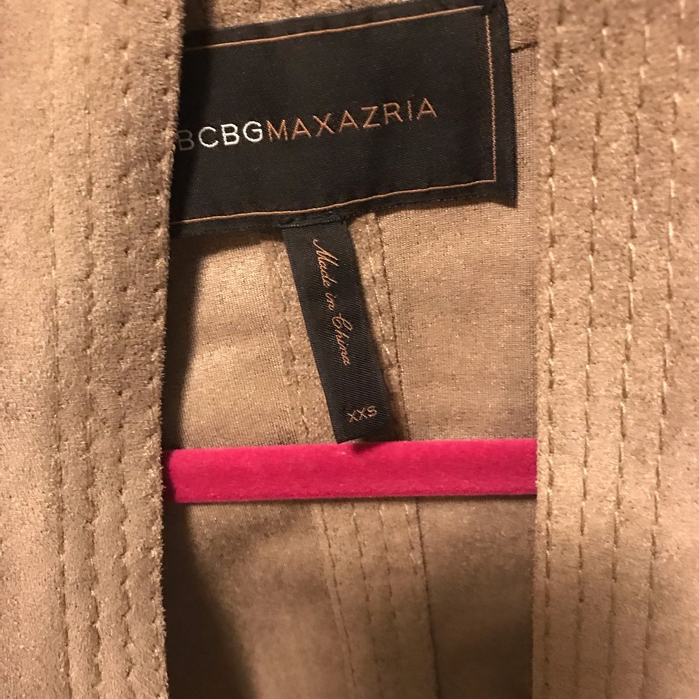 BCBC Faux Suede Jacket XXS - Picture 3 of 3